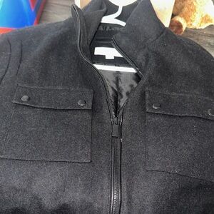 Calvin Klein Men's Black Pea Coat